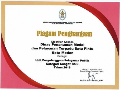 Sarana Layanan DPMPTSP Medan